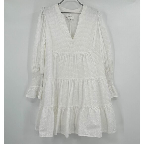 Pomander Place Dresses & Skirts - Pomander Place by Tuckernuck White Swiss Dot Kenzo Dress sz M